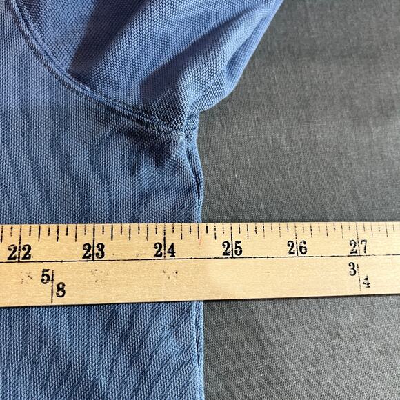 Fabletics‎ Shirt Mens Size XXL Blue Long Sleeves Button Up Athleisure Casual - Picture 7 of 7